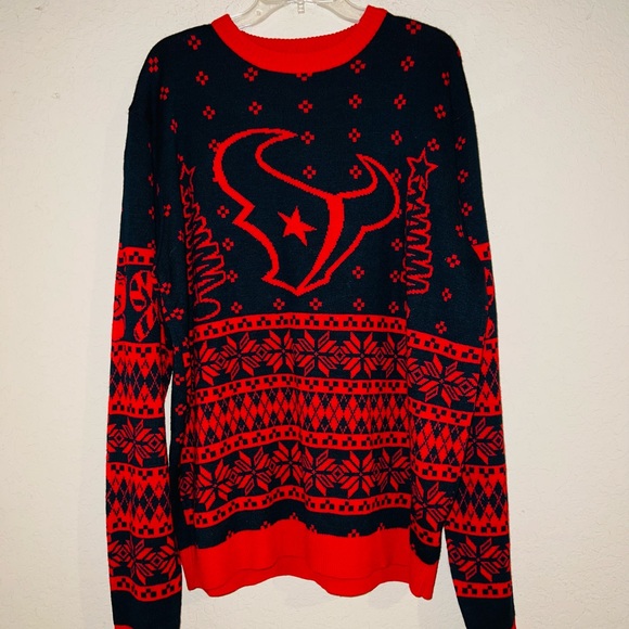 NFL Other - Houston Texans Football Christmas Ugly Sweater